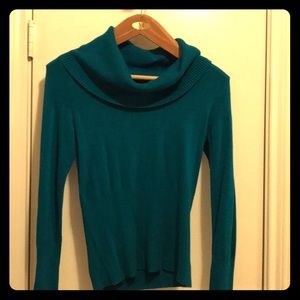 Apt 9 Dark turquoise cowl neck sweater.